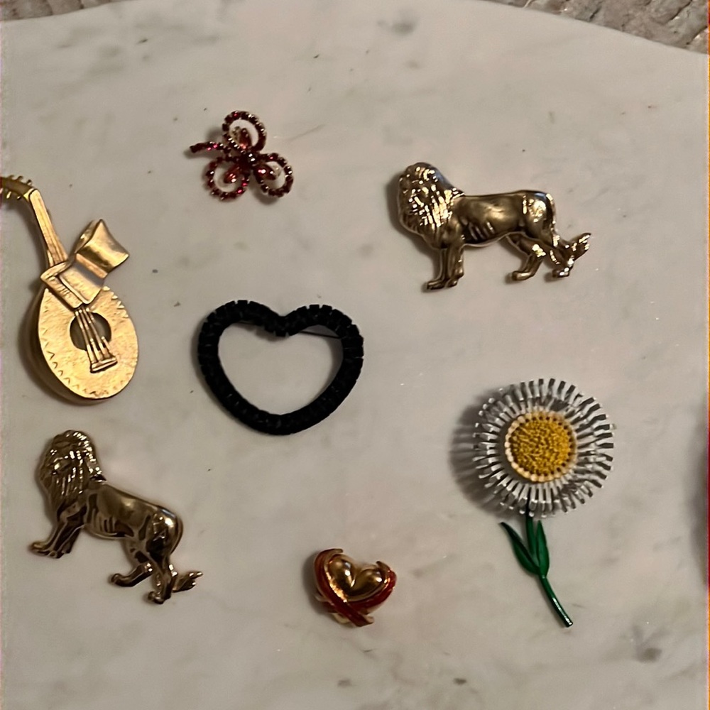Vintage Brooch Lot